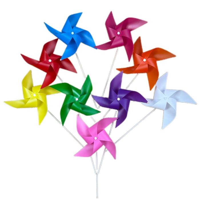 BabyQu- Kolecer Kincir Angin Lipat 4 Petal 30Cm Mainan Anak Pinwheel Kids Air Kreatif Kitiran