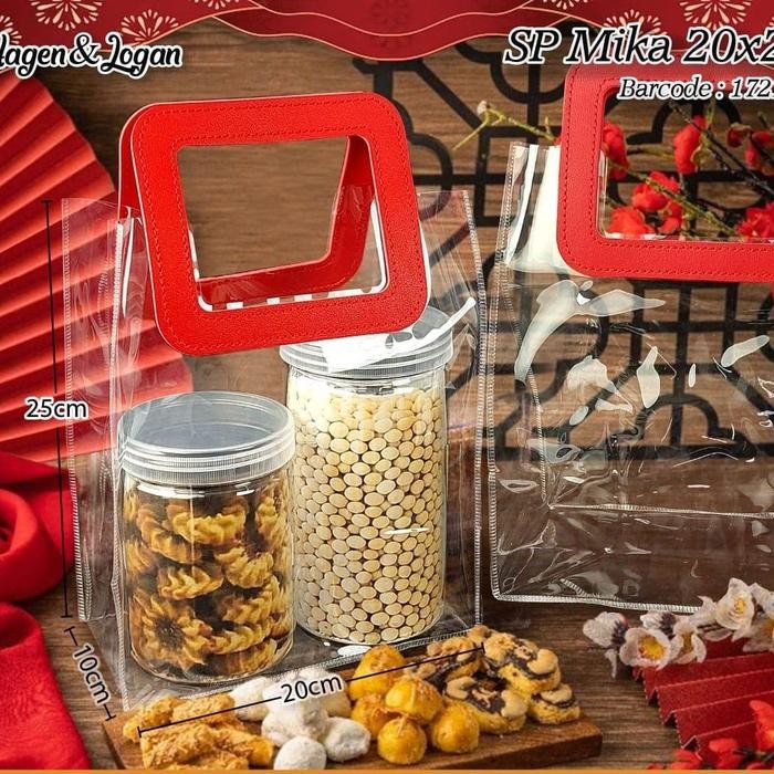 Tas Hampers Goodie Bag PVC bening