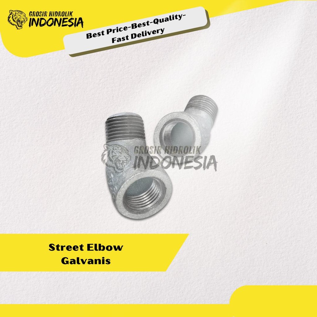 STREET ELBOW GALVANIS 1"
