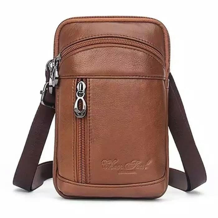 tas selempang kulit mini cheer soul tas kulit fashion tas hp pria 2395