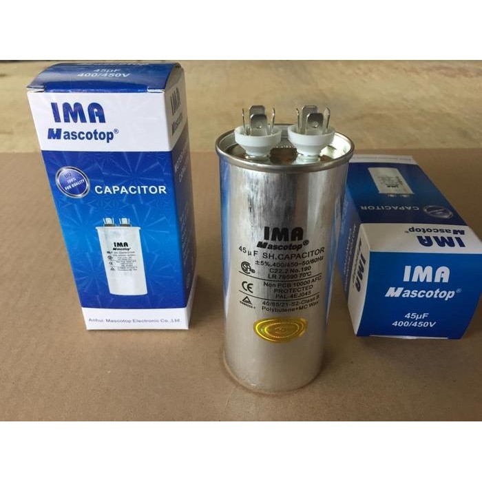 KAPASITOR AC 45 UF/CAPASITOR AC 45 UF "IMA"