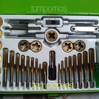 Terlaris Senai Set Tekiro Tap Set Tekiro 40 Pcs Tap And Dies Set Tekiro Ori