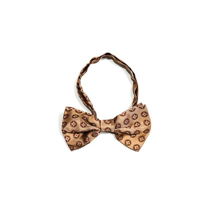 dasi kupu motif batik coklat bow tie instant pria wedding houseofcuff