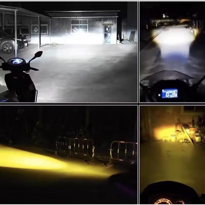 Lampu Led Ac Dc H6 Laser Gun H6 P15 Bholam Depan Led Ac Dc H6 Laser Senja Beat Vario Scoopy Supra