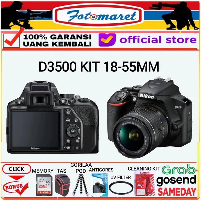 NIKON D3500 KIT 18-55MM / KAMERA NIKON D3500 / NIKON D3500 BODY - BODY ONLY