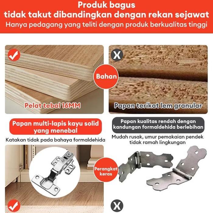 EKSLUSIF LEMARI KABINET / LEMARI KAYU / LEMARI KECIL / LEMARI MULTIFUNGSI / LEMARI KAYU PENYIMPANAN