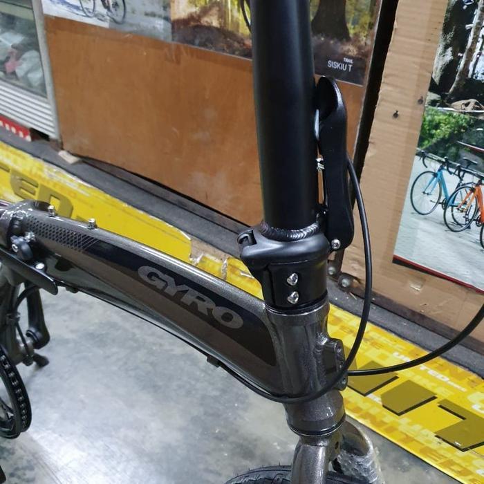 Sepeda Lipat Rubick Gyro 20 In 8 Speed Grey