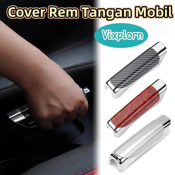 Vixplorn Cover Handle Rem Tangan Mobil / Cover Rem Tangan Mobil/Pegangan Rem Tangan Cover Handle Rem
