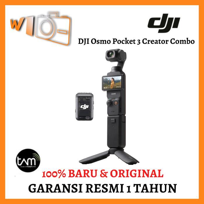 DJI Osmo Pocket 3 Creator Combo - GIMBAL DJI OSMO POCKET 3 CREATOR COMBO - GARANSI RESMI