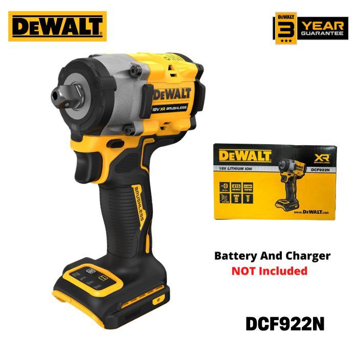 Mesin Pembuka Baut Baterai Cordless Brushless Impact Wrench 1/2" ATOMIC DEWALT DCF922 DCF 922 - DCF9