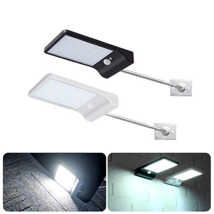 HEMAT Led Solar Light tdoor Solar Lamp Pir Motion Sensor Light Waterproof Solar Sunlight Powered