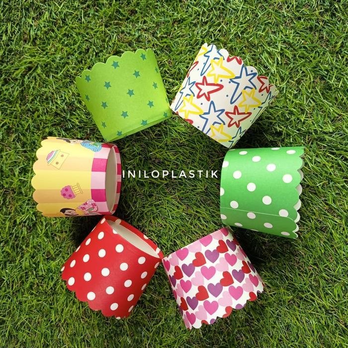 Cup Muffin Kertas (M) / Paper Cup Cake Muffin [50pcs] / Kertas Muffin Oven Kukus