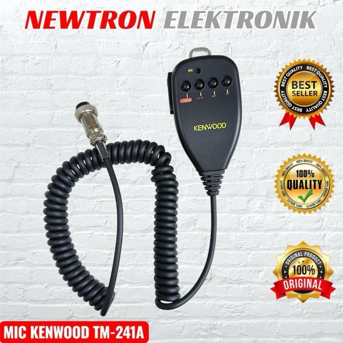 Mic Rig Kenwood TM241 TM231 TM201 241A 231A 241 PTT Extramic Handmic Microphone Mikrofon radio MC44