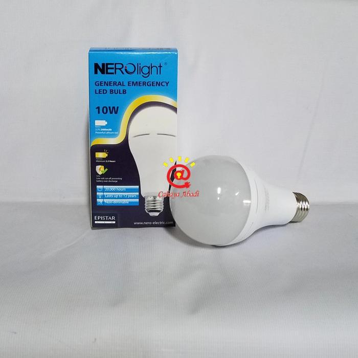 Best Deals Everyday Nerolight Emergency Bulb Led 10W Kuning / Bolam Emergency Warm White Kualitas
