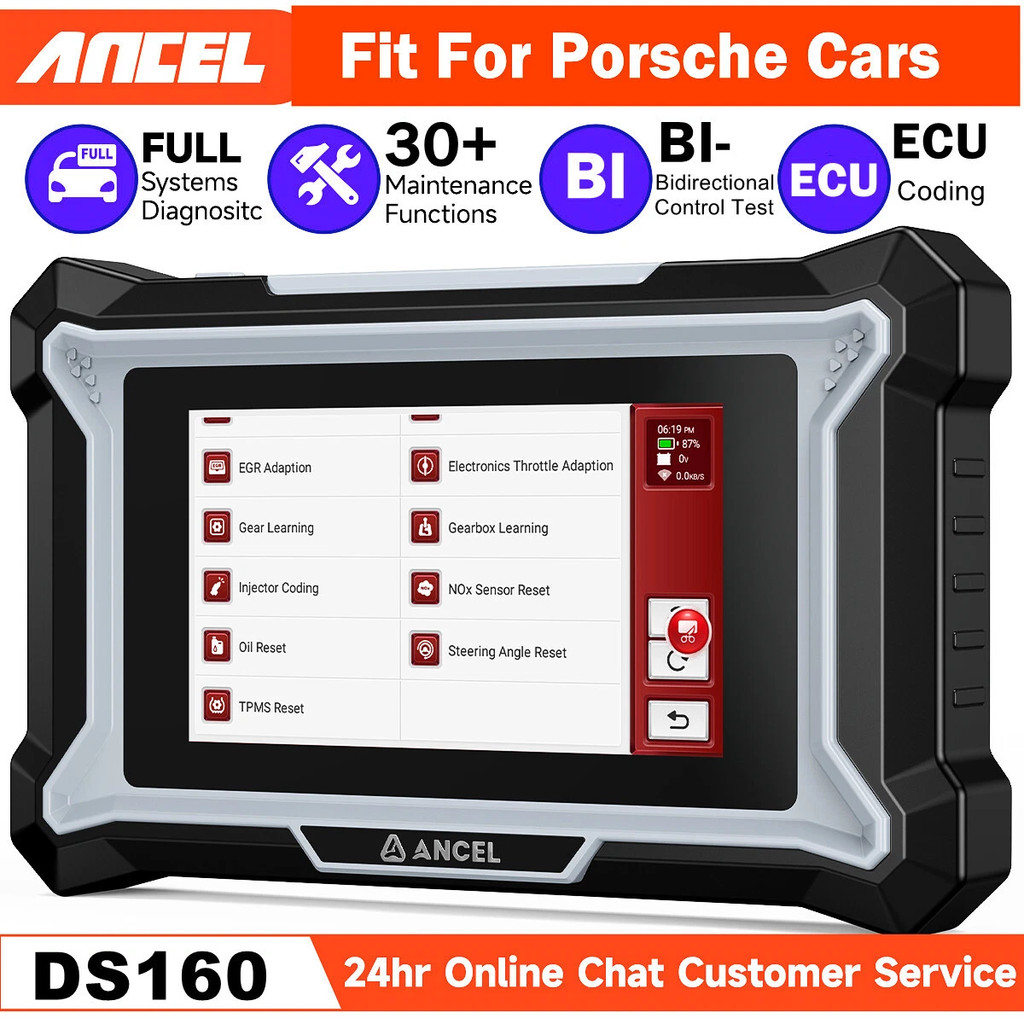 New for Porsche Cayenne 911 OBD2 Bi-directional All System Diagnostic Scan Tester Tablet ECU COding 
