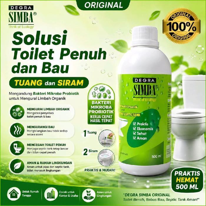Degra Simba Original Produk Solusi Wc Bau Dan Mampet Tampa Sedot Wc Terlaris