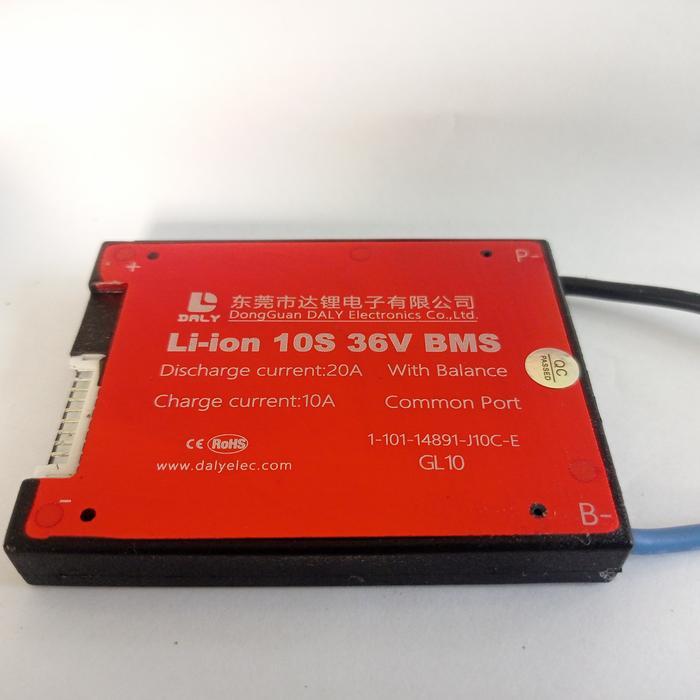 Bms 36 Volt 10S Baterai Lithium Ion 20 A Common Port Kualitas Premium