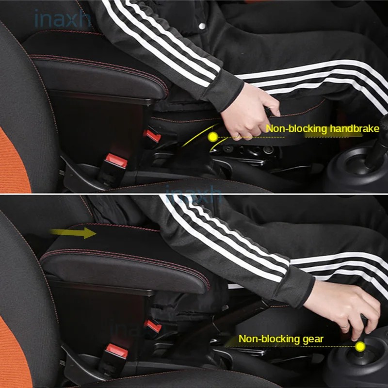 For Smart Fortwo Armrest for Mercedes New Smart 453 Fortwo Forfour Car Armrest box Retrofit parts