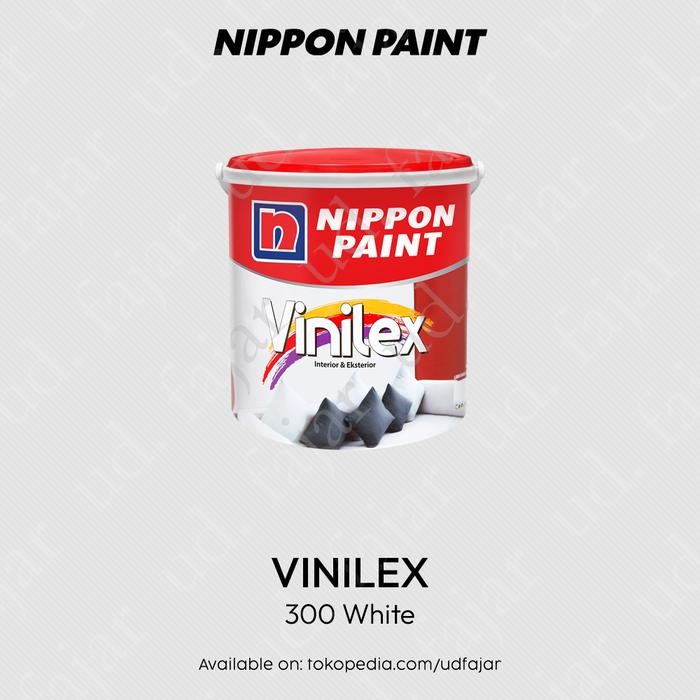 Terbaru Nippon Paint - Vinilex - Cat Tembok - 300 White