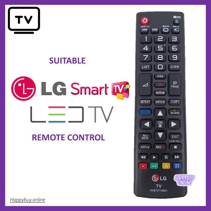 LG TV Remote LG Flat Panel Smart 3D LED TV Remote Control AKB73715601