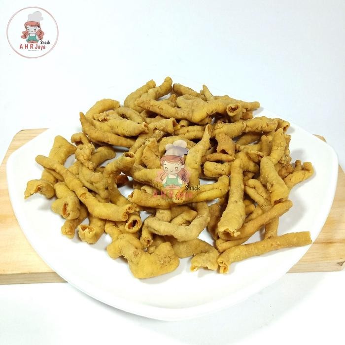 

KRIPIK USUS AYAM SUPER ORIGINAL 500GR ENAK GURIH RENYAH / KERIPIK