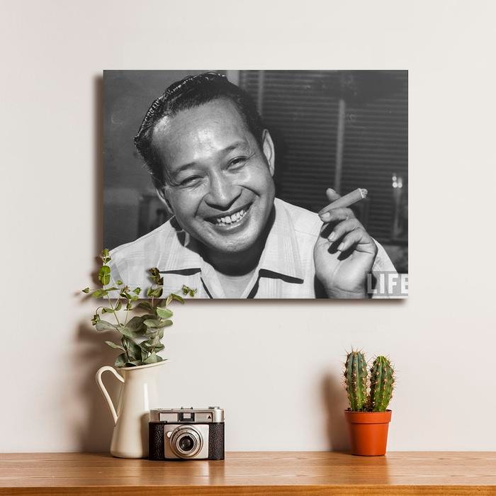 Poster Presiden RI Kedua Soeharto -Dekorasi Hiasan Dinding Kayu