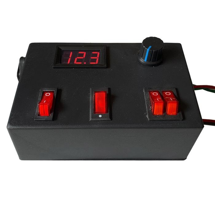 POTENSIO BOX C21 - 20A LENGKAP DENGAN VOLTMETER DIGITAL