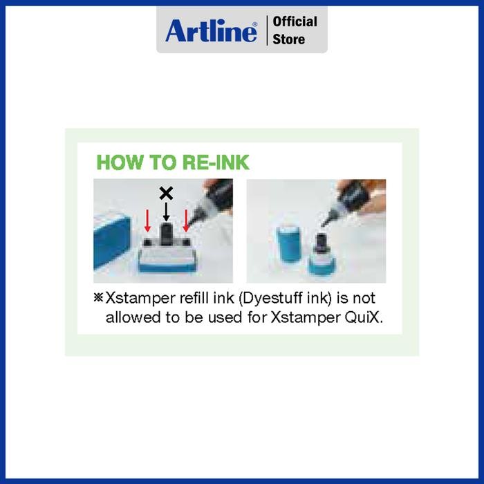 

Bisa Grab! Artline Refill Ink For Xstamper 20Ml Qptlr-20