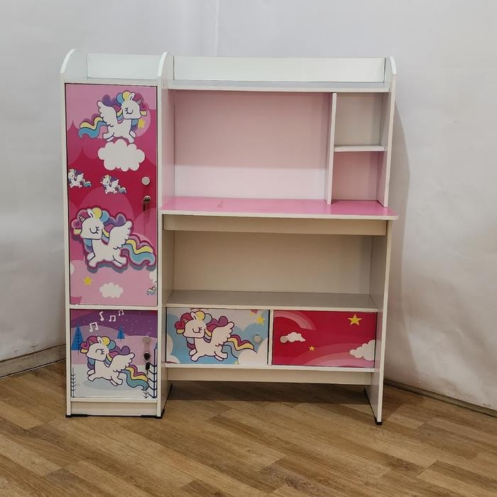 MEJA ANAK PINK MURAH LAKU LARIS DICARI GARANSI MEJA BELAJAR ANAK MINIMALIS FURNITURE - MB PINK