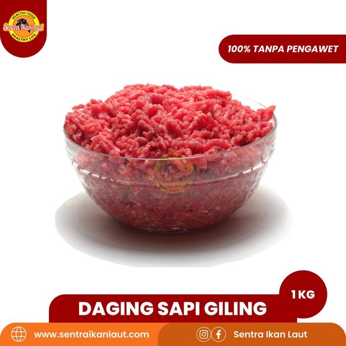 

Pilihan- Daging Sapi Giling Cincang Minced Ground Beef Frozen 800 Gram