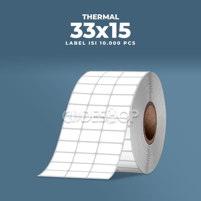 

Label Direct Termal 33X15Mm / 33X15 / 33 X 15 Mm 3 Line 10.000 Pcs