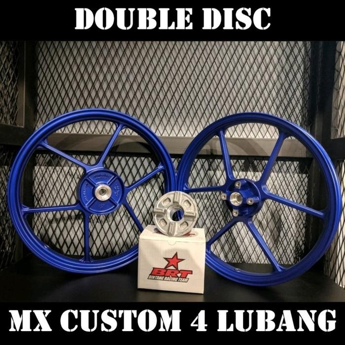 Velg Chemco Brt 160 Ring 17 Mx King Sonic Supra Gtr Satria F Fu Gsx Custom Double Disc 4 Lubang