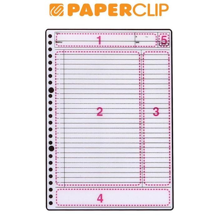 

LOOSE LEAF B5 MARUMAN SMART REVIEW L1242 7MM 50S