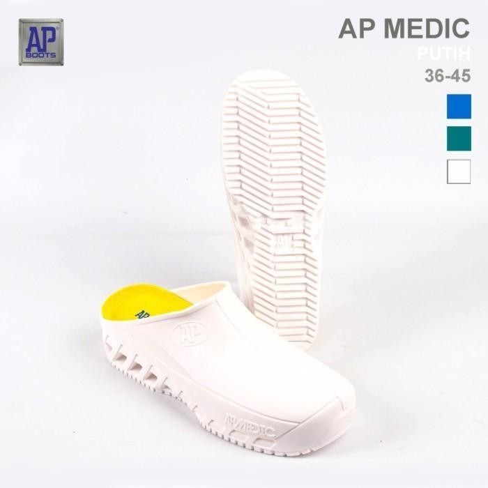 Ap Boots Ap Medic Sepatu Sandal Medis Karet Pvc Apd Nakes Klinik