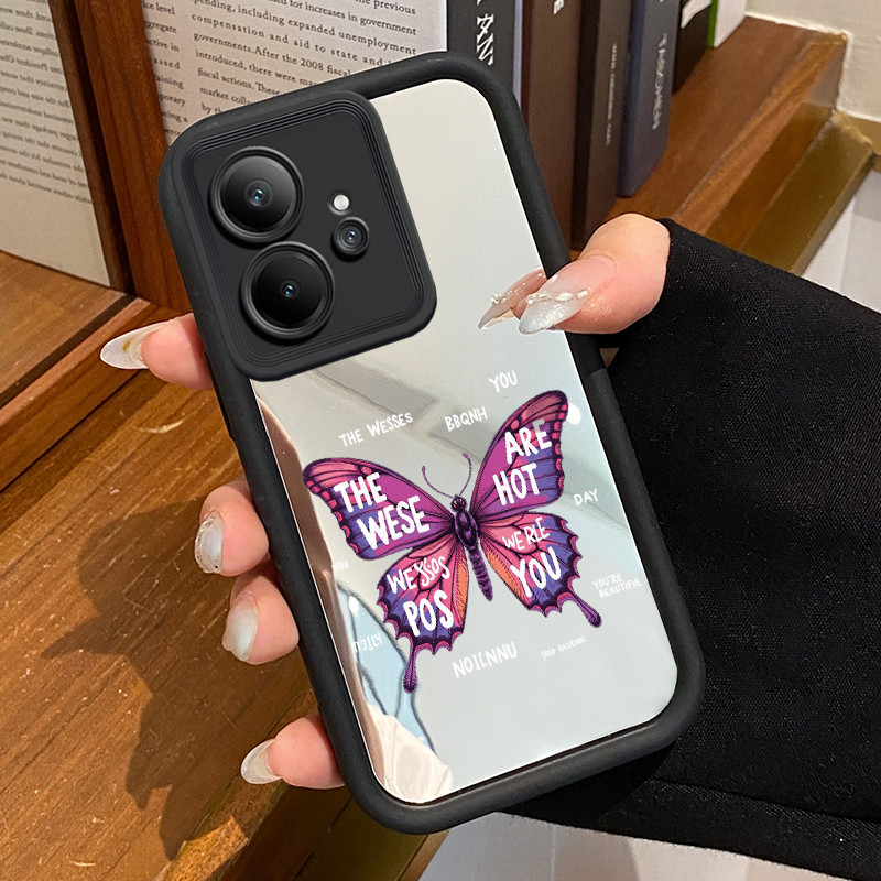 Casing Hp Untuk Realme GT 6 5G GT 6T 5G GT Neo 6 5G GT Neo 6 SE 5G Case HP Casing pola Kupu-kupu Coo