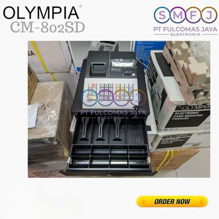 

OLYMPIA CM-802 CM-802SD MESIN KASIR PENGGANTI SHARP XE-A207 GARANSI