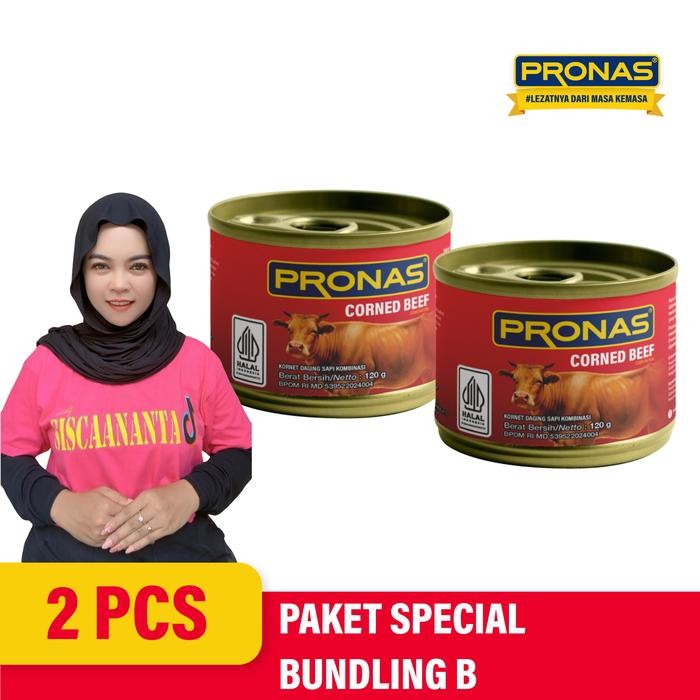 

Pilihan- [Exclusive Siscaananta] Pronas Kornet Sapi 120 Gr Bundling 2 Pcs
