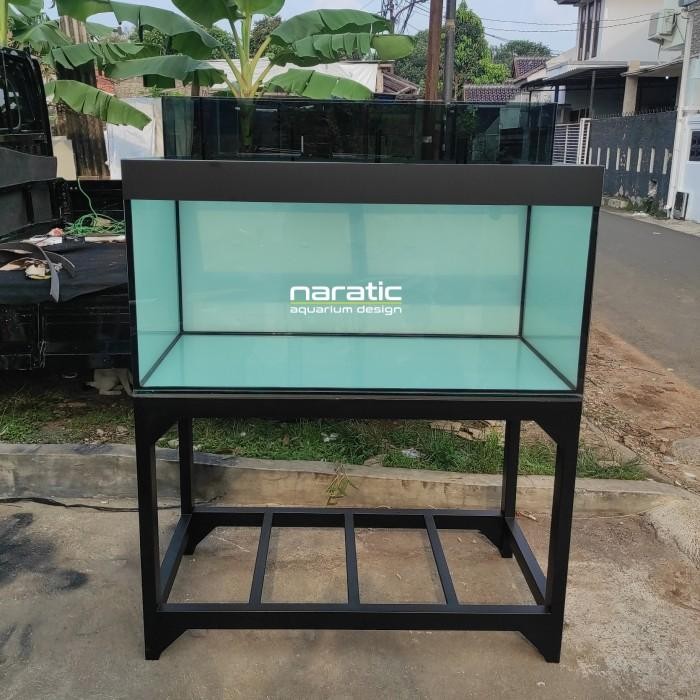 Aquarium 120x60x60 10mm & rak holo 4x6 fullset