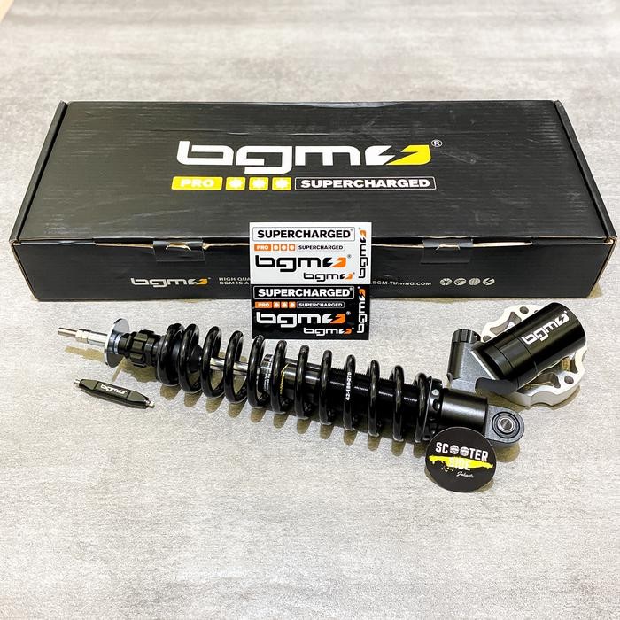 Shock Tabung BGM Black Rear Vespa Primavera Sprint