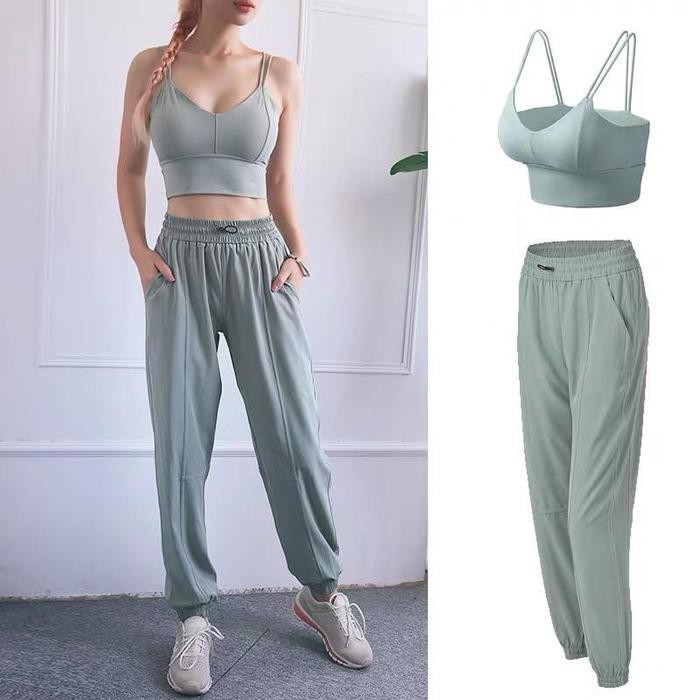 Waldos Sport - Sportbra Olahraga - Jogger Premium - Yogaset