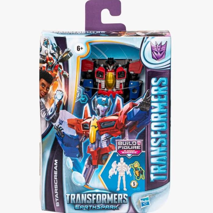 Transformers EarthSpark Deluxe Starscream BAF Dr. Meridian Mandroid