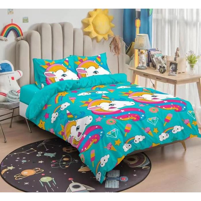 Pilihan- Selimut Anak Motif Kuda Poni Cantik 140X200 Impor Termurah