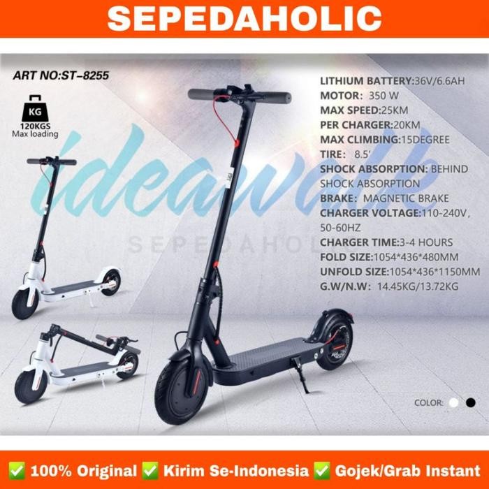 Scooter Skuter Listrik EXOTIC ST 8255 Electric Lipat Dewasa Anak