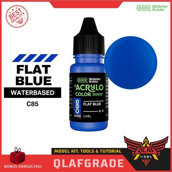 

ACRYLO FLAT BLUE C85 cat gundam best hand brush airbrush model kit