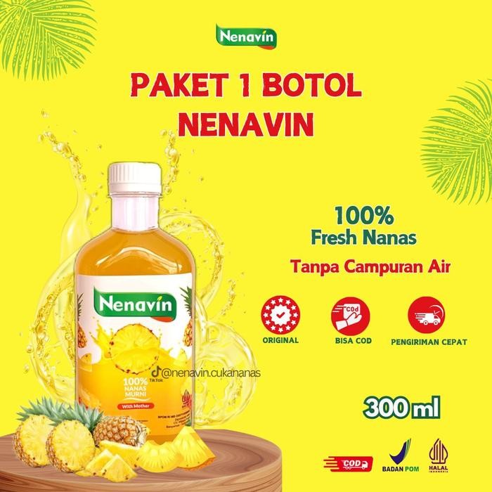 

ORIGINAL Nenavin Cuka Nanas 300 ml With Mother 100% Nanas Asli READY STOCK