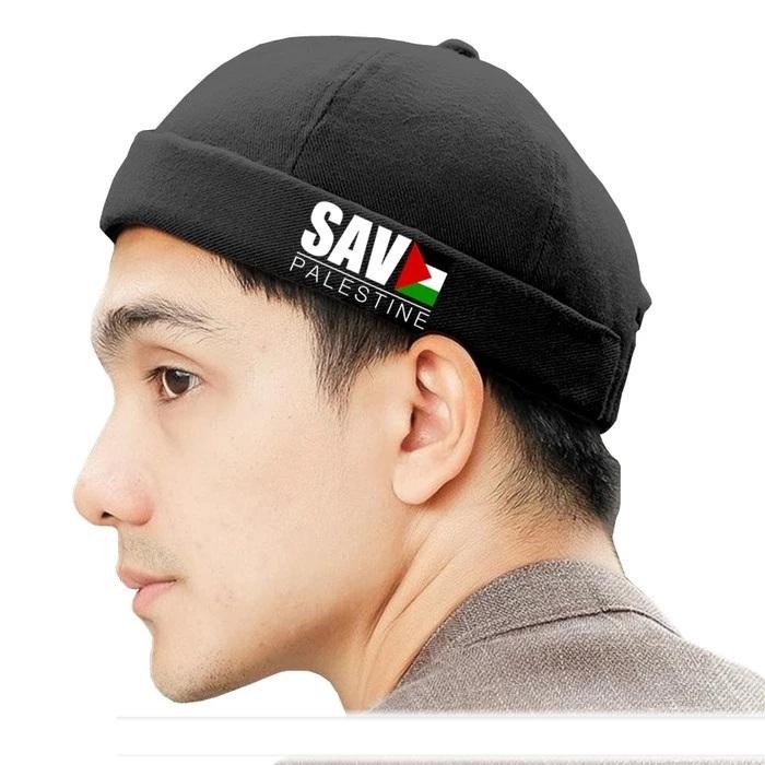 Topi Peci UAS Miki Hat Save Palestine Kopiah Palestina Kupluk