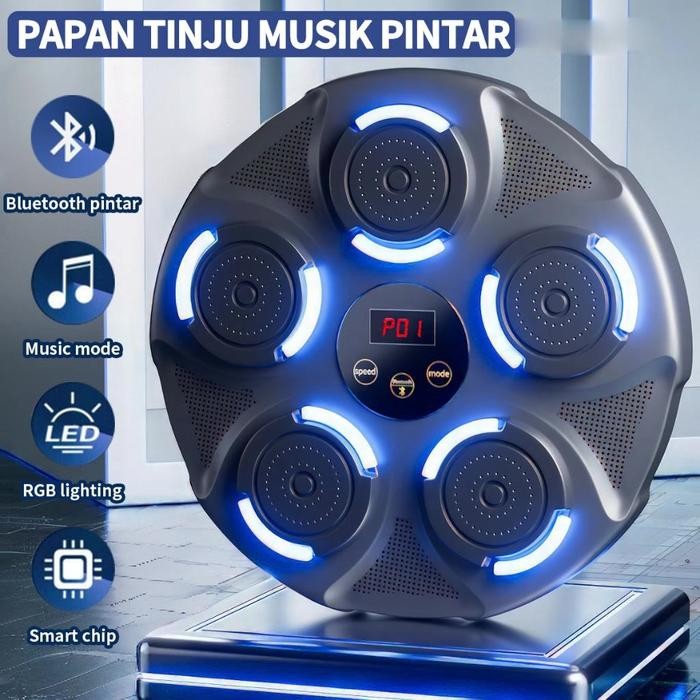 ALAT LATIHAN TINJU MUSIC BOXING MACHINE LATIHAN REAKSI PUKULAN