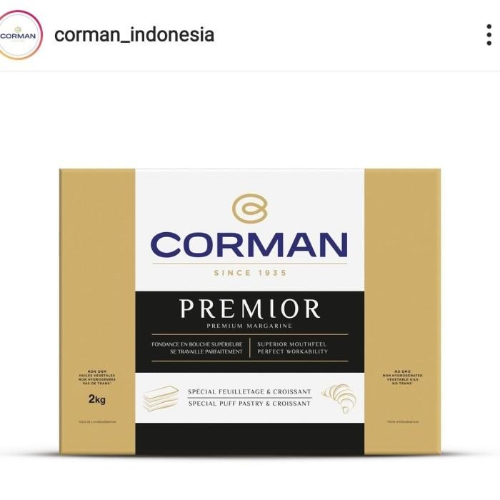 Pilihan- Corman Premior Margarine Sheet 500 Gram Korsvet Croissant Croffle