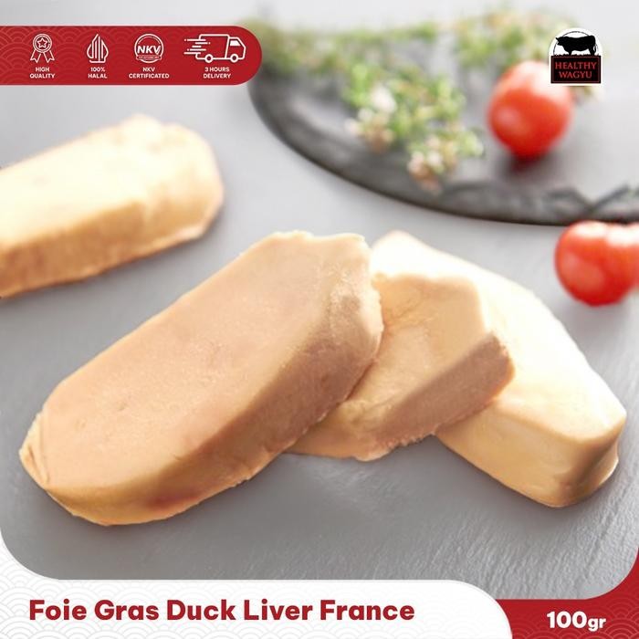Pilihan- Foie Gras Duck Liver Hati Angsa Import France 100 Gram