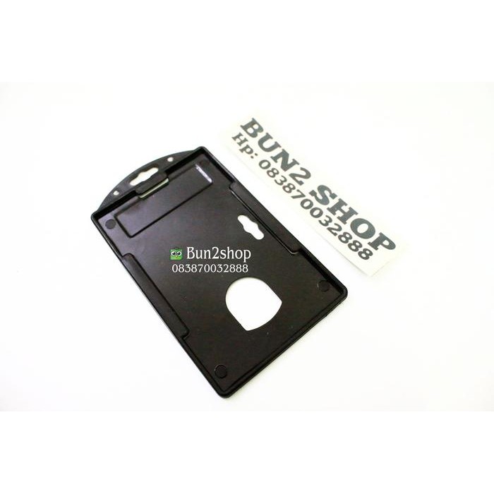 

New Tempat Casing ID Card/Frame ID Card Holder/Name Tag ID Card-HITAM
